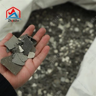 Material útil: escamas de manganeso electrolítico